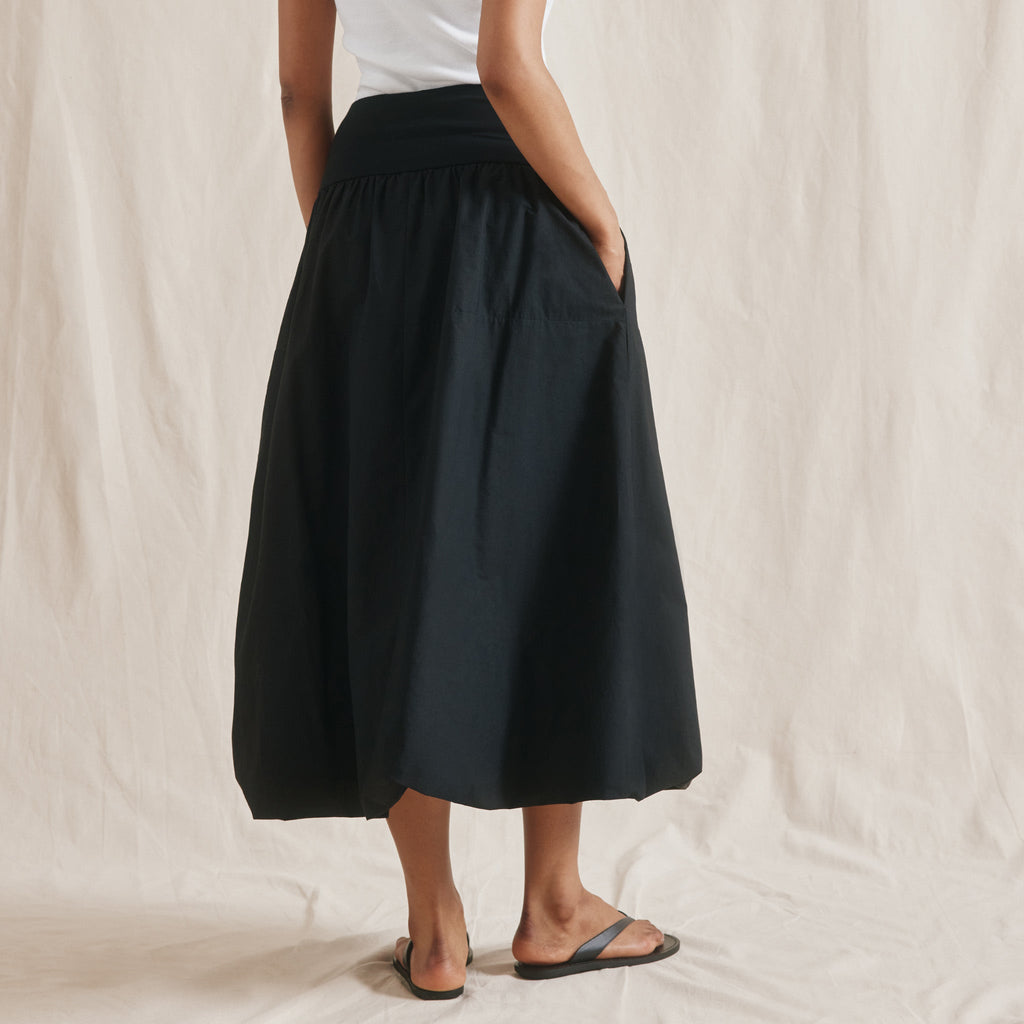 Black Puffball Skirt