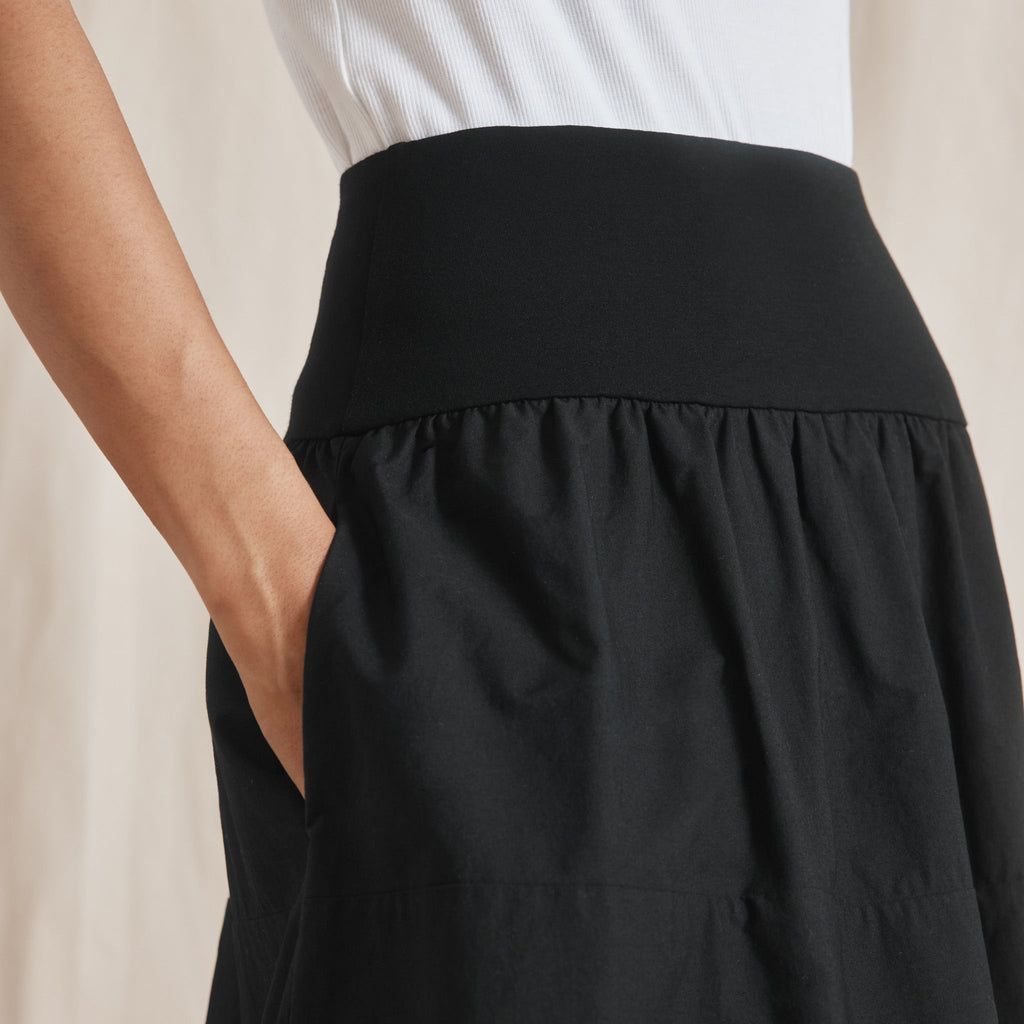 Black Puffball Skirt