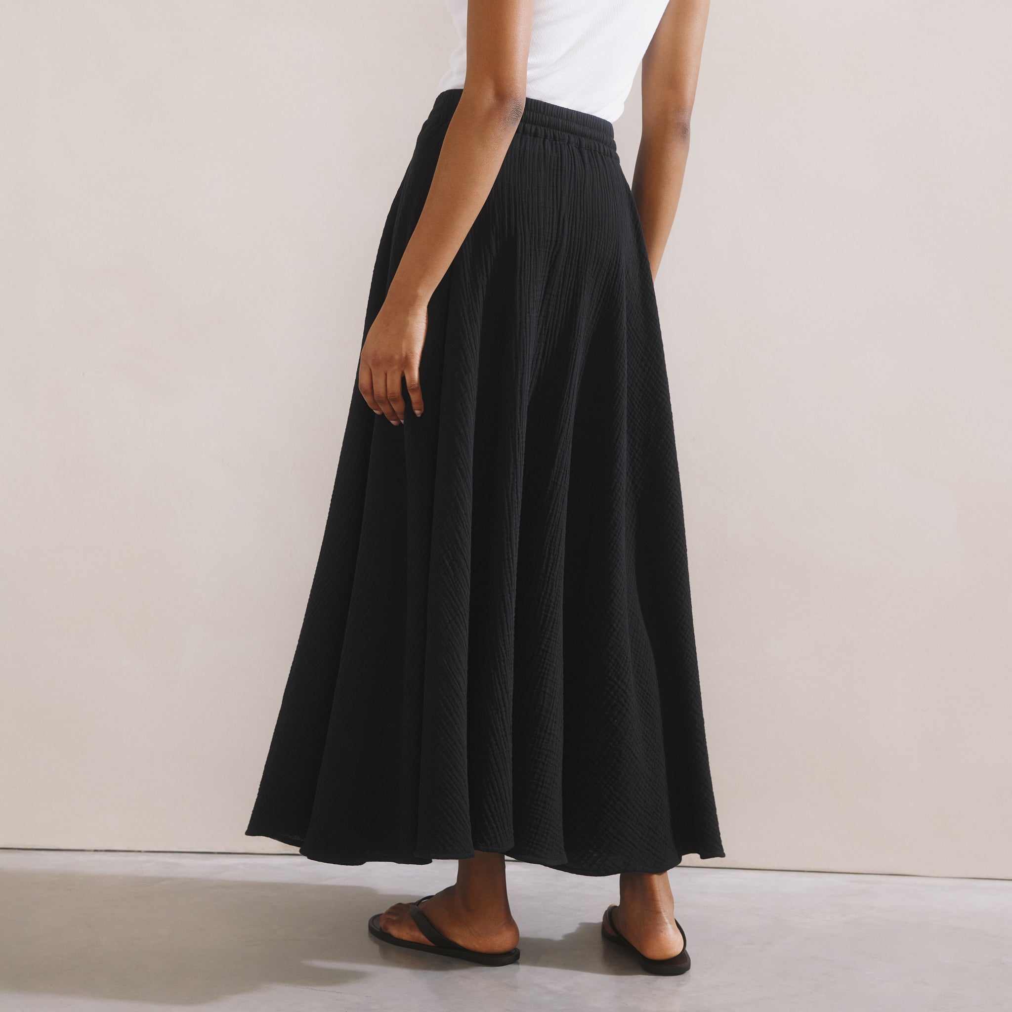 Cheesecloth Maxi Skirt
