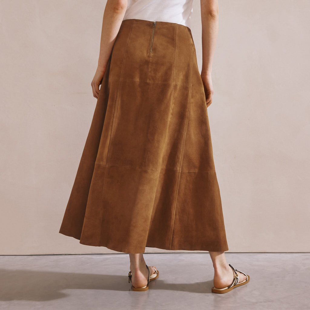 Suede Skirt