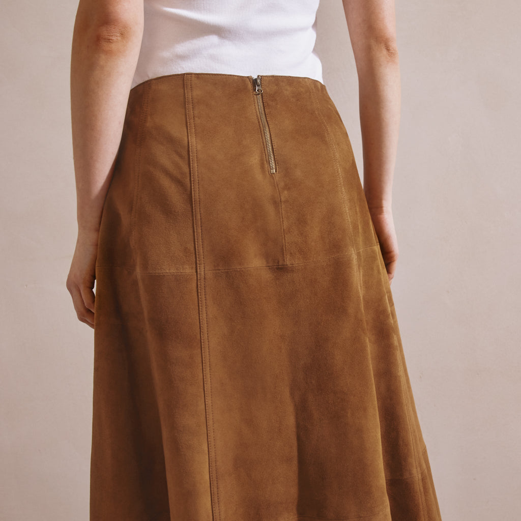 Suede Skirt