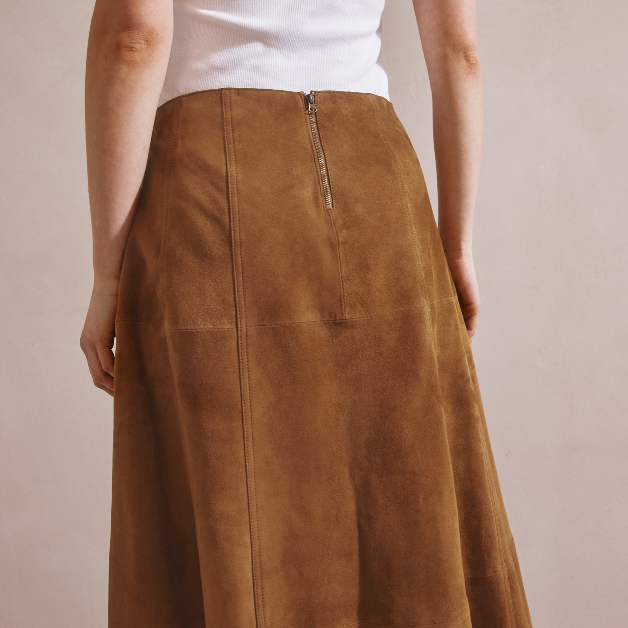 Suede Skirt