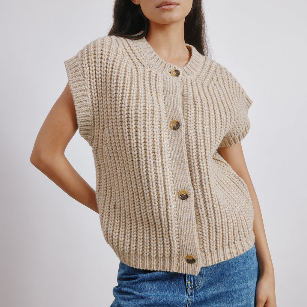 Chunky Rib Waistcoat