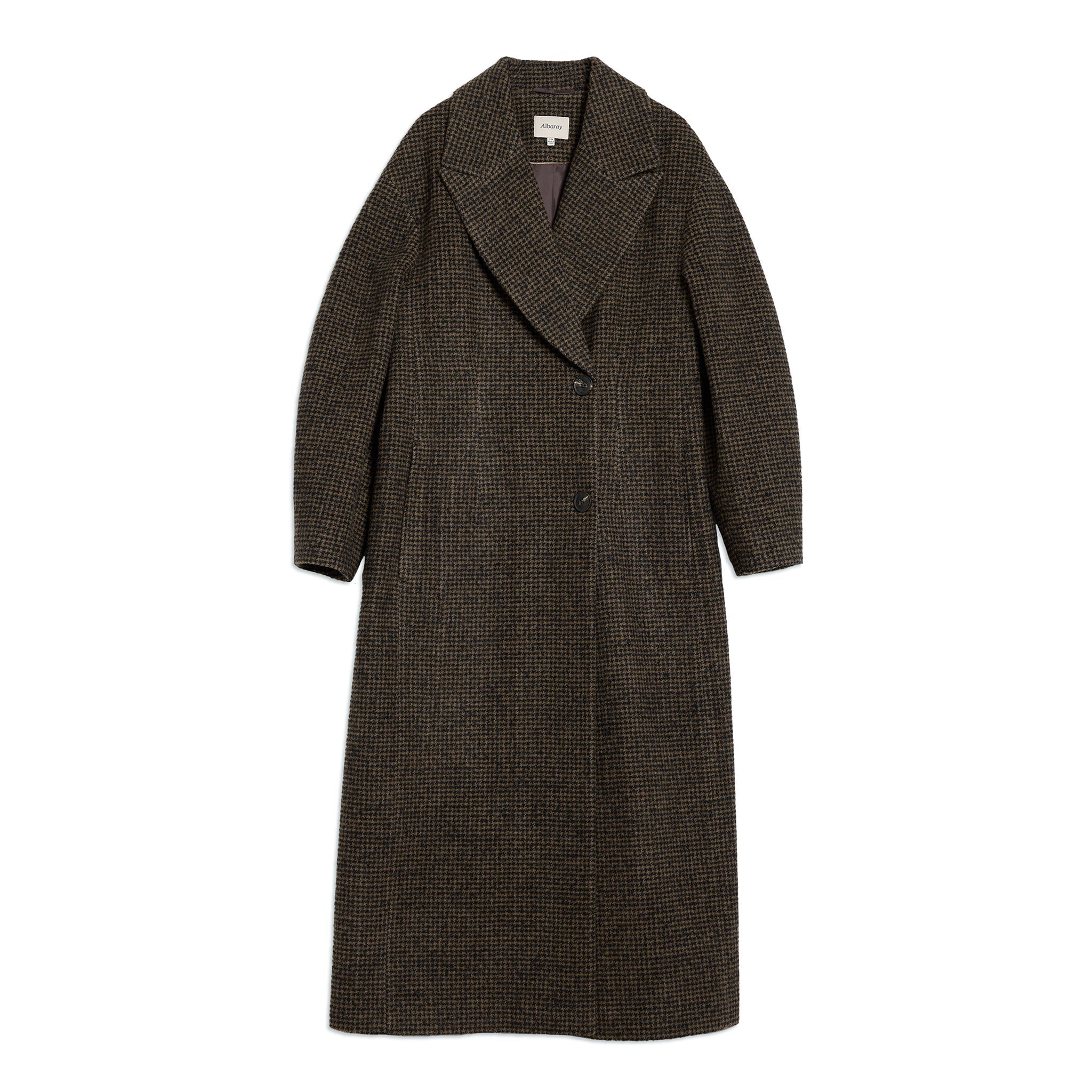 Tweed Cocoon Sleeve Coat