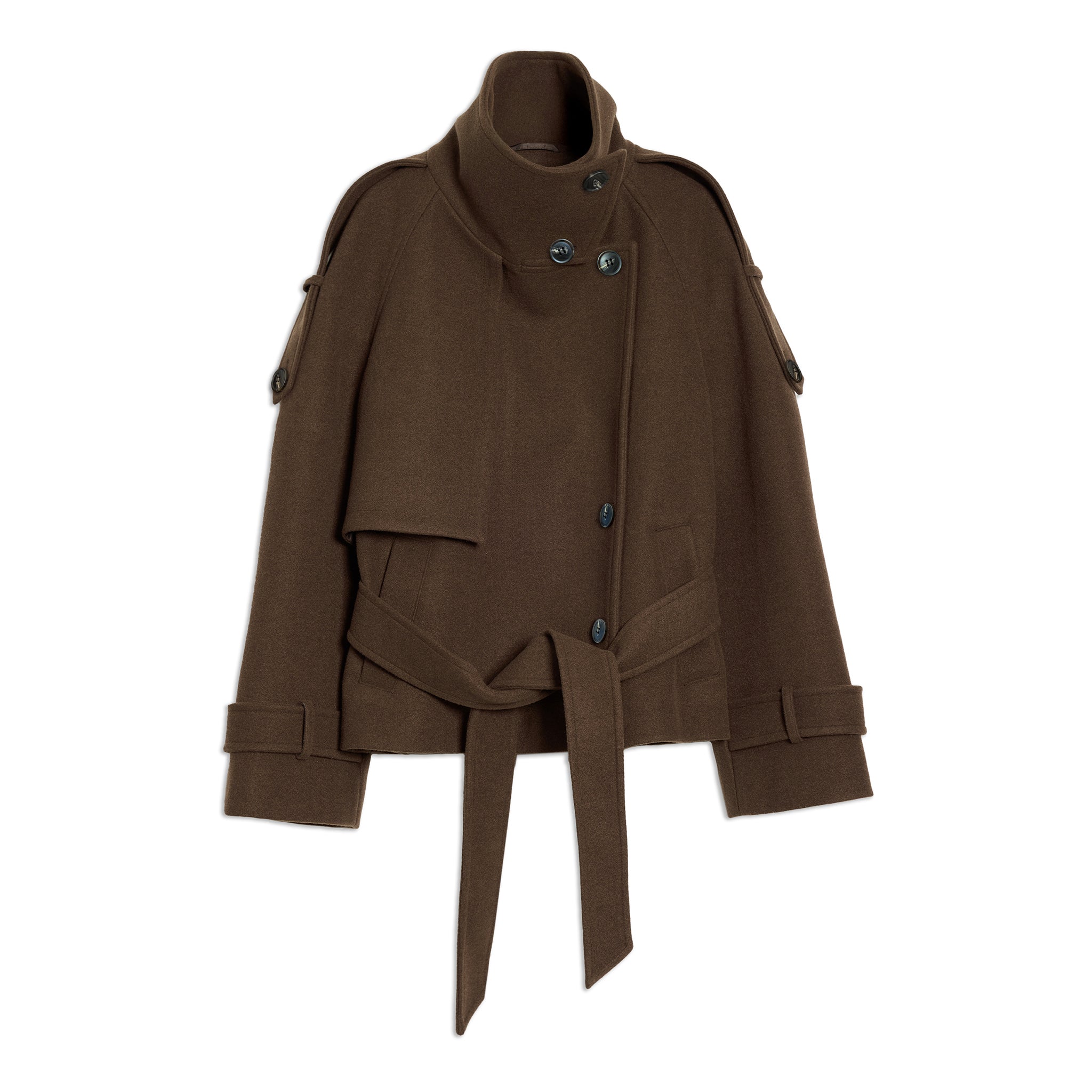 Short Funnel Neck Jacket