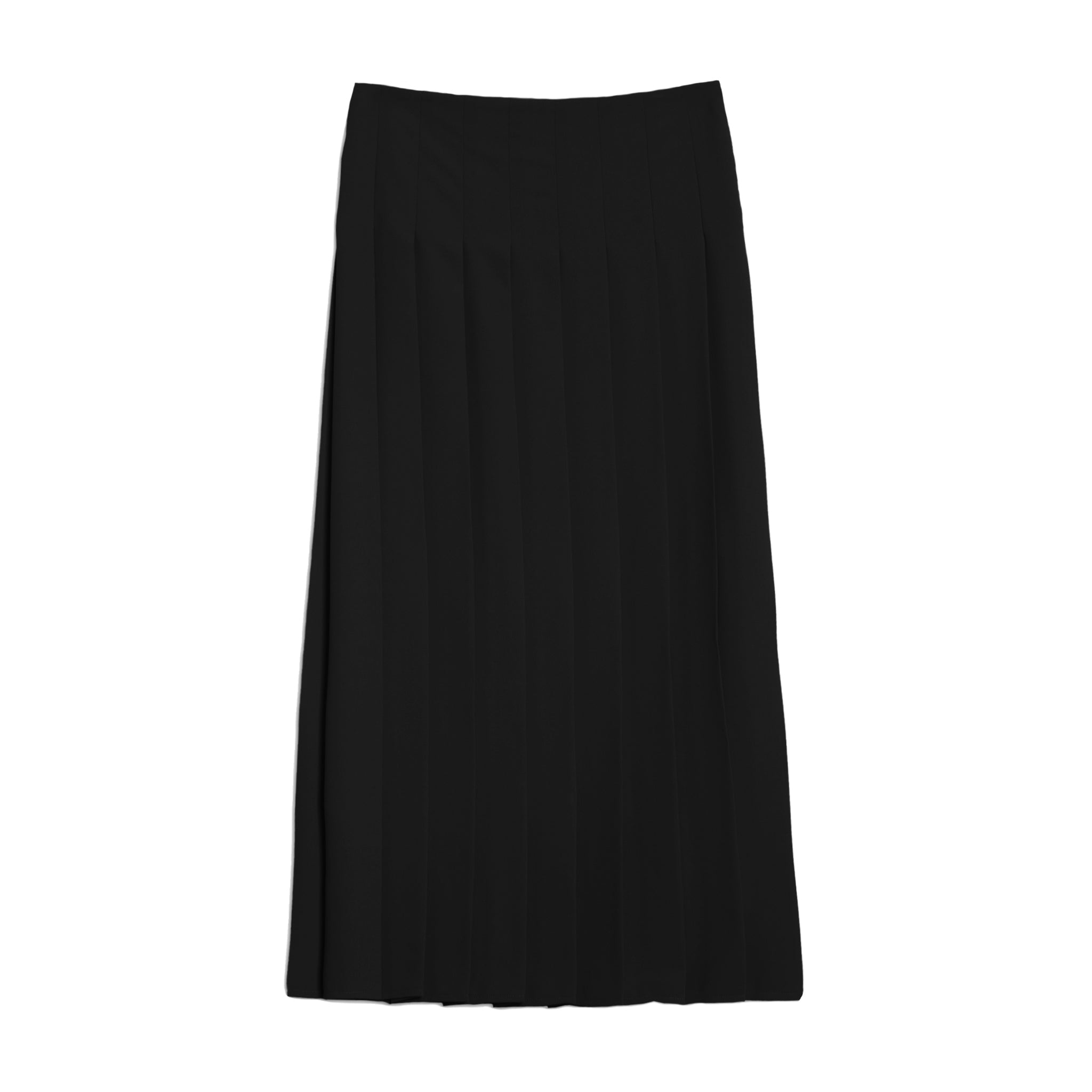 Black Pleated Skirt