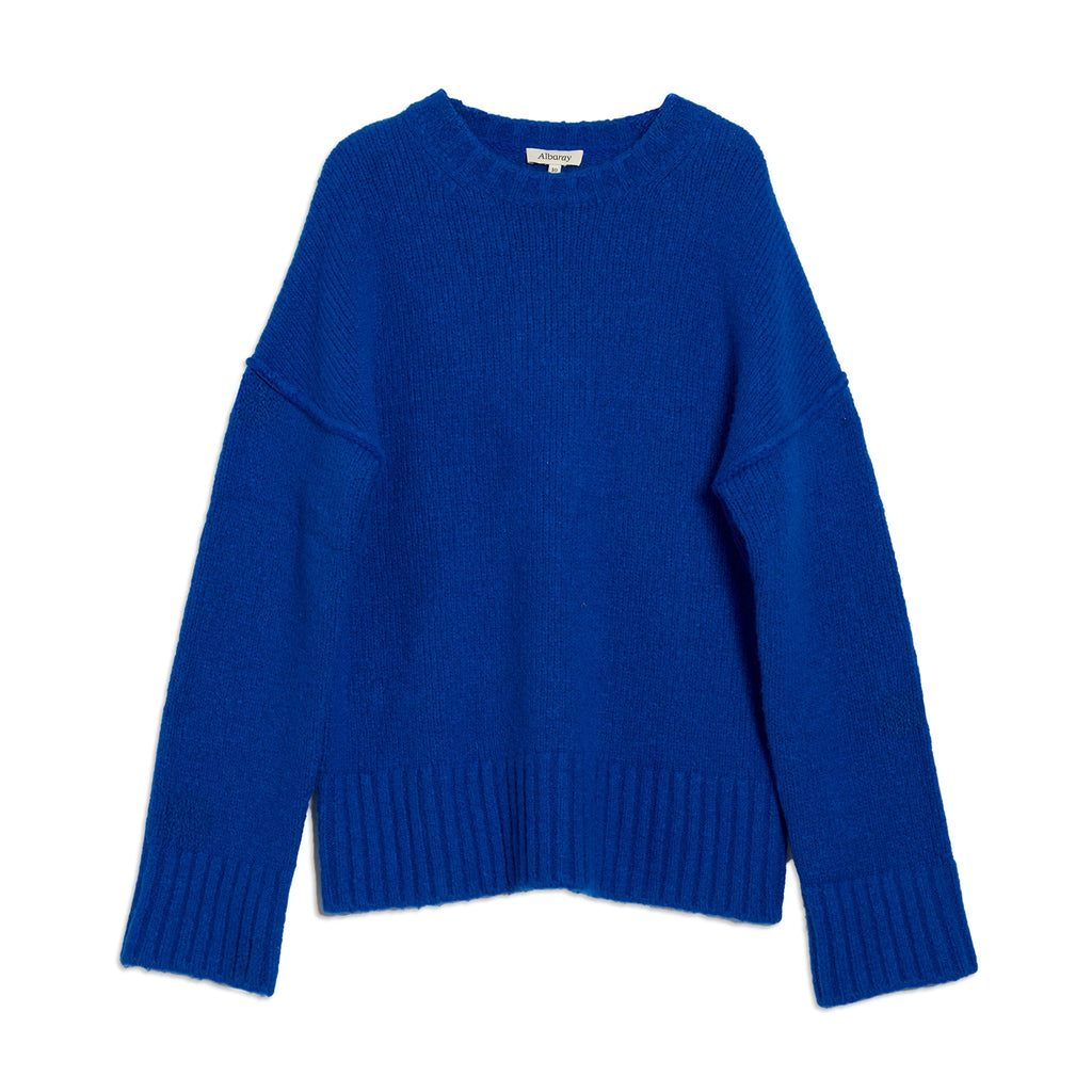 Cobalt Blue Cosy Wool Blend Jumper