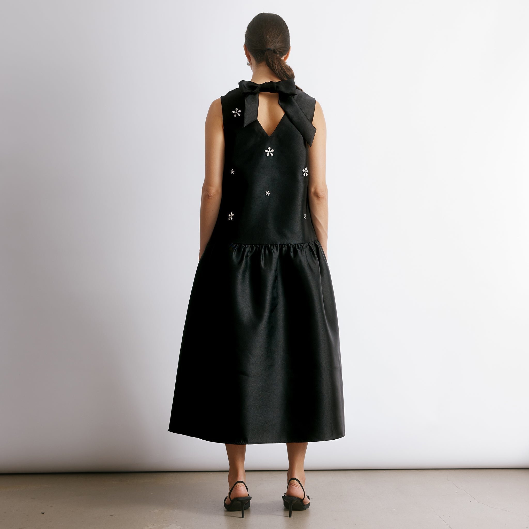 Crystal Tie Back Dress