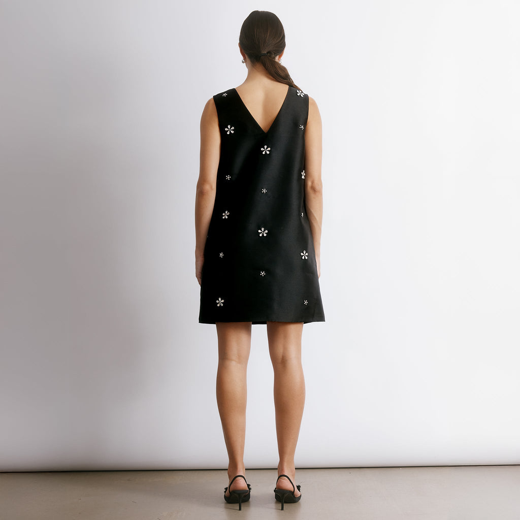 Crystal V Neck Shift Dress