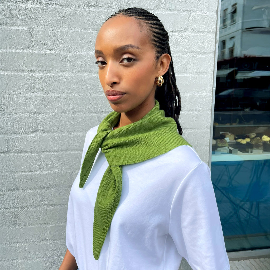 Green Square Scarf