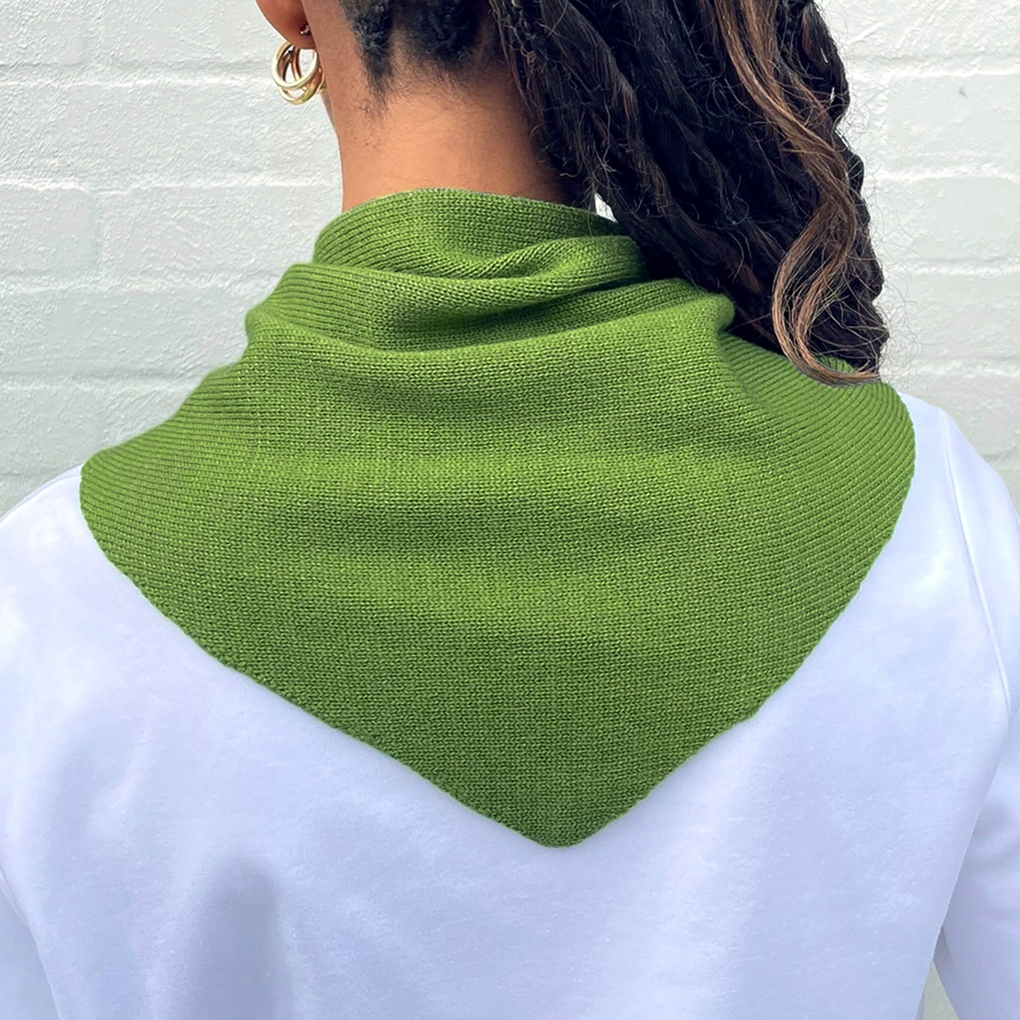 Green Square Scarf