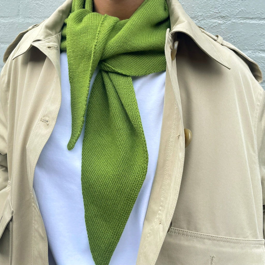 Green Square Scarf