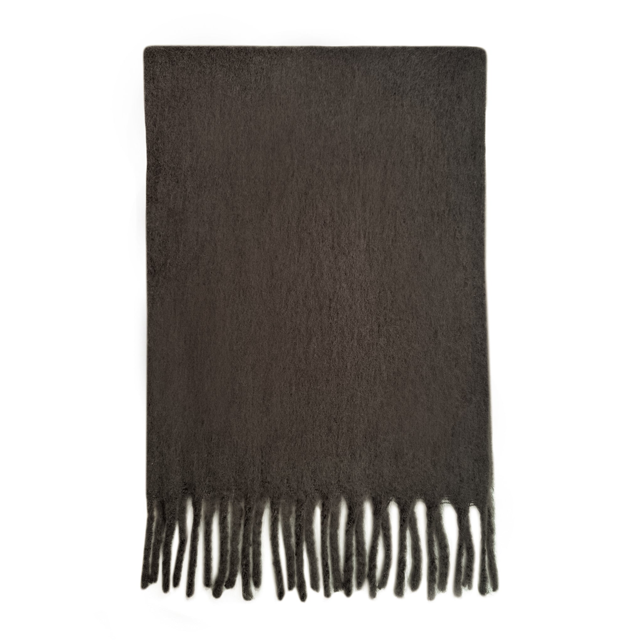 Chocolate Fluffy Scarf